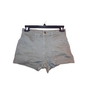BLUESPICE Women's Size 0 Olive Green High Rise Utility Shorts Stretch Pockets
